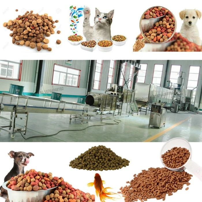 Automatic Dry Dog Cat Fish Shrimp Pet Food Processing Machine