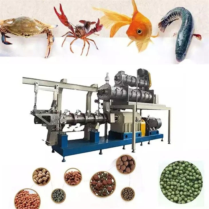 Automatic Dry Dog Cat Fish Shrimp Pet Food Processing Machine
