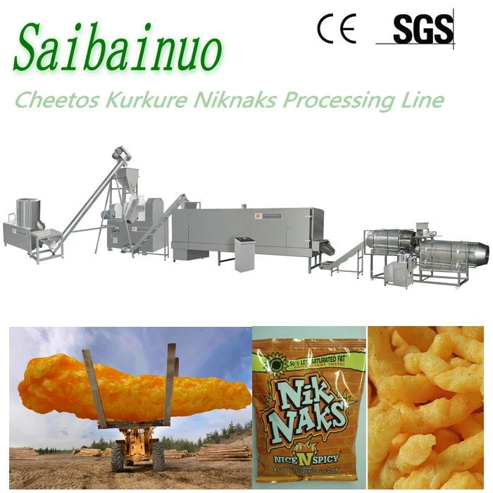 Fried Baking Kurkure Equipment Line