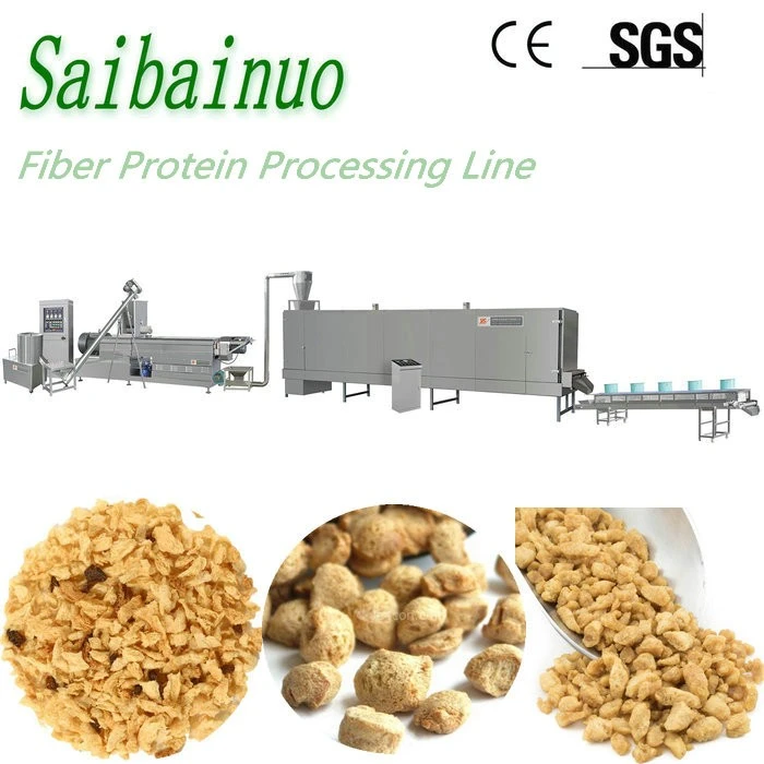 Vegetarian Meat Soya Protein Making Machine factory